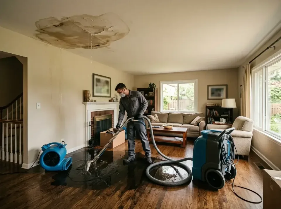 attic-pipe-burst-ceiling-drip-008 — frequently asked questions, Water Damage Restoration & Carpet Care in Maurice, LA
